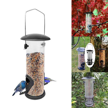 Outdoor Hanging Bird Feeder Automatic Pet Parrot Portable Feeder Dispenser - Pets Crazy Shops