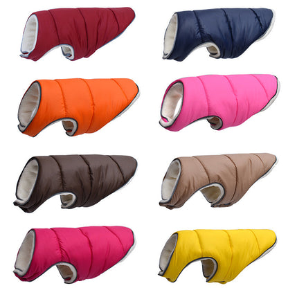 Pet Jacket Warm Winter Dog Clothes Reflective Puppy Clothing Vest Comfortable Fleece Pet Dogs Coat For Small Medium Large Dogs - Pets Crazy Shops
