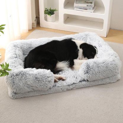 Plush Round Pet Bed Dog Bed Winter - Pets Crazy Shops