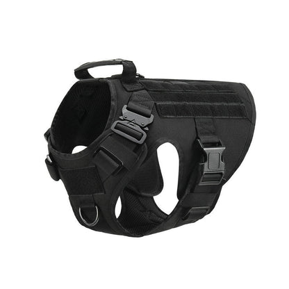 Military Tactical Dog Harness German Shepherd Adjustable Pet Dog Back - Pets Crazy Shops