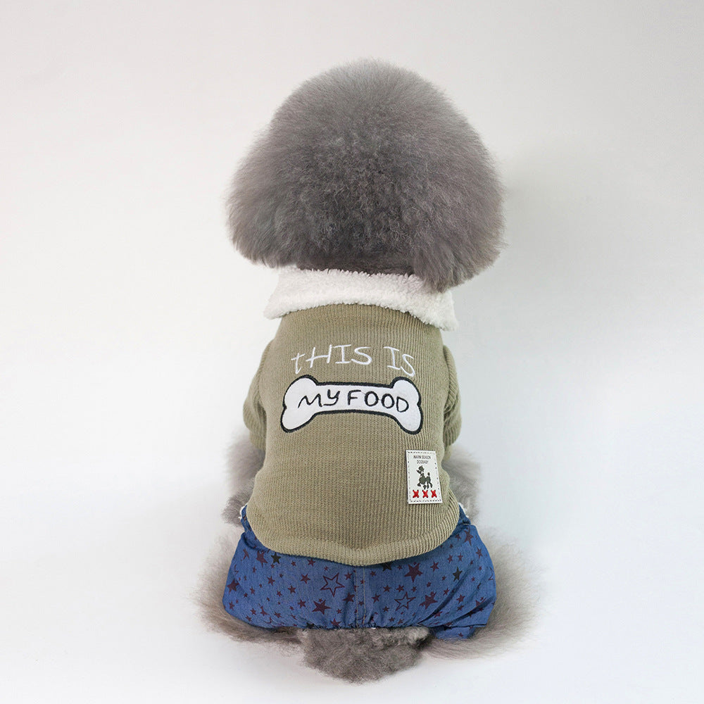 Bone clothes pet clothing - Pets Crazy Shops