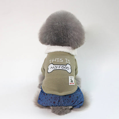 Bone clothes pet clothing - Pets Crazy Shops