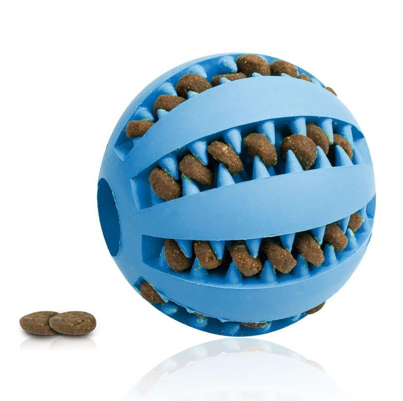 Pet Slow Feeder Dog Toy Cute Funny Rubber Dog Ball Toy - Pets Crazy Shops