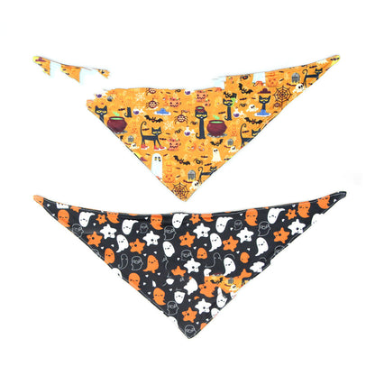 Halloween Double-sided Saliva Towel Pet Accessories - Pets Crazy Shops