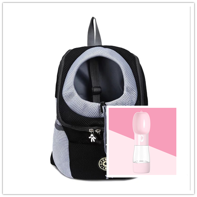 Pet Dog Carrier Carrier For Dogs Backpack Out Double Shoulder Portable Travel Outdoor Carrier Bag Mesh - Pets Crazy Shops