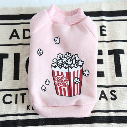 Popcorn chips Pet Dog Cat Clothes Winter Warm Dog Hoodies Jacket Coats Clothes For Dogs Cat Pet Clothing Small Large - Pets Crazy Shops