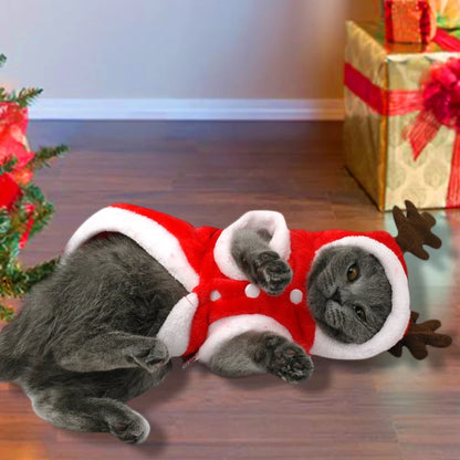 Christmas Dog Clothes Small Dogs Santa Costume - Pets Crazy Shops