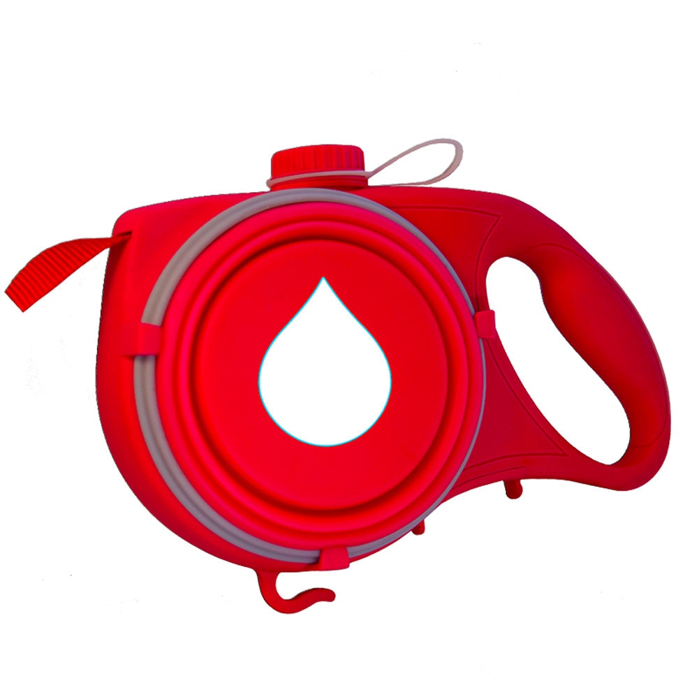 Traction Rope Comes With Water Bottle Outdoor Portable - Pets Crazy Shops