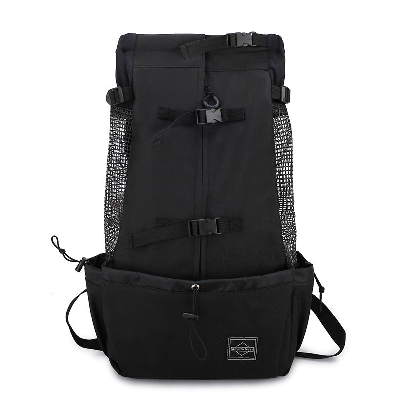 Pet Dog Carrier Bag Carrier For Dogs Backpack Out Double Shoulder Portable Travel Backpack Outdoor Dog Carrier Bag Travel - Pets Crazy Shops