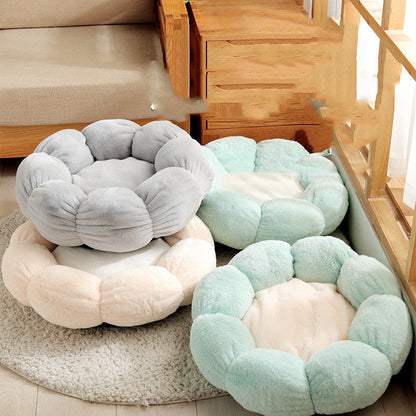 Pet Bed Mat New Pet Soft Dog Cat Blanket  Flower Shaped Doghouse - Pets Crazy Shops