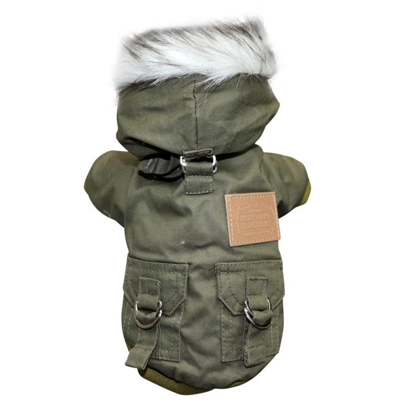 Double-layer plus fleece pet clothes - Pets Crazy Shops