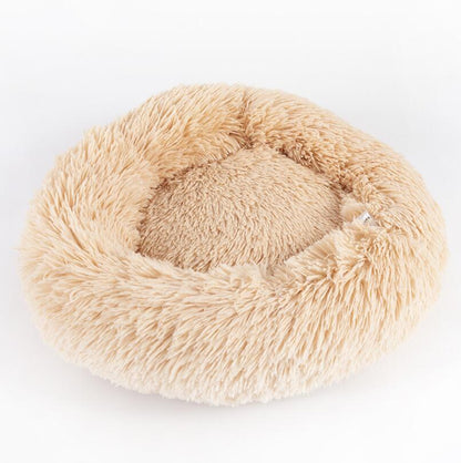 Dog Beds For Small Dogs Round Plush Cat Litter Kennel Pet Nest Mat Puppy Beds - Pets Crazy Shops
