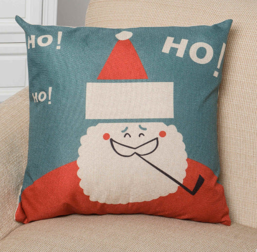 Christmas linen pillowcase - Pets Crazy Shops