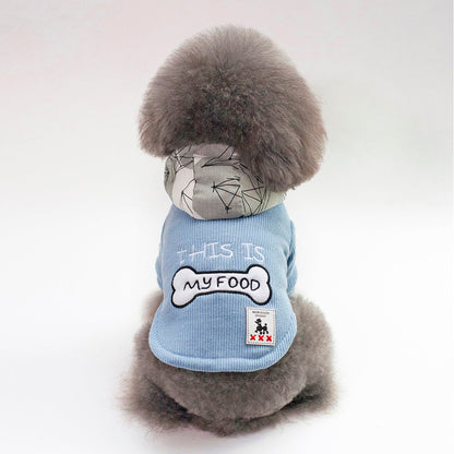 Thickened Warm, Hooded, Padded Clothes For Pets - Pets Crazy Shops