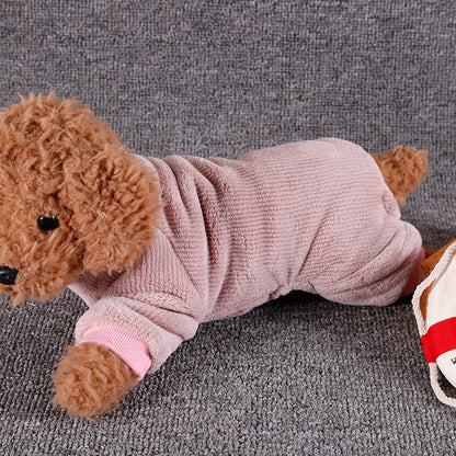 Casual Home Clothes Dog Clothes Four-legged Clothes Solid Color Clothes - Pets Crazy Shops