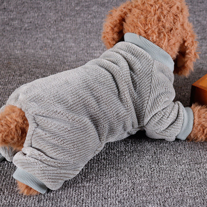 Casual Home Clothes Dog Clothes Four-legged Clothes Solid Color Clothes - Pets Crazy Shops