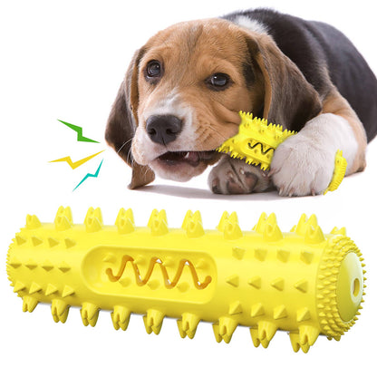 Pet Supplies Vocal Pet Dog Teething Stick Cleaning Dog Toothbrush Vent Chewing Dog Toy - Pets Crazy Shops