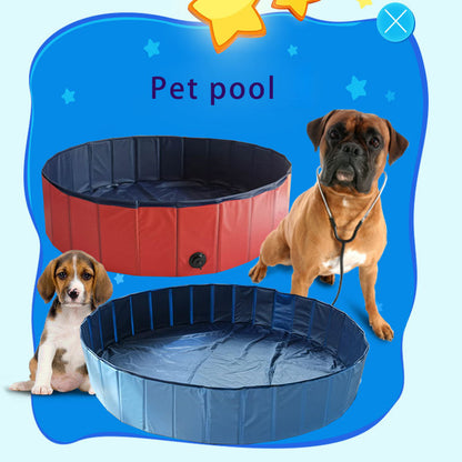Portable Pet Pool Foldable Dog Cat Bathtub Pet Supplies Outdoor Children's Bathtub Pet Cleaning Supplies Accessories - Pets Crazy Shops