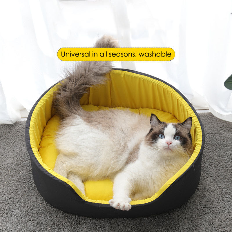 New winter pet kennel Universal washable dog kennel for all seasons Winter warm and deep sleep cat kennel for cats - Pets Crazy Shops