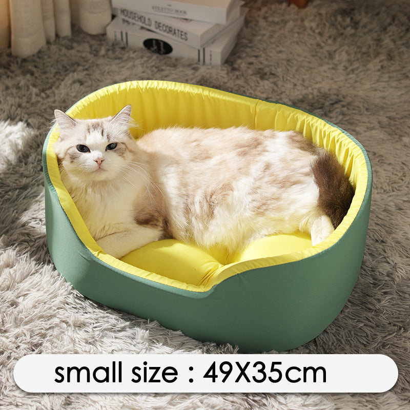 New winter pet kennel Universal washable dog kennel for all seasons Winter warm and deep sleep cat kennel for cats - Pets Crazy Shops
