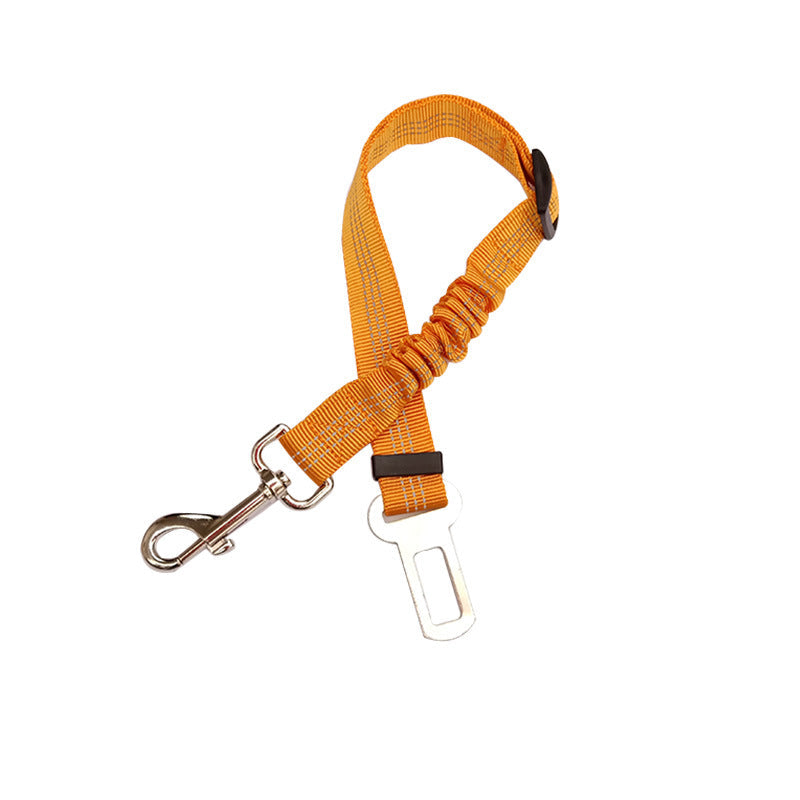 Adjustable Dog Seat Belt Dog Car Seatbelt Harness Leads Elastic Reflective Safety Rope - Pets Crazy Shops