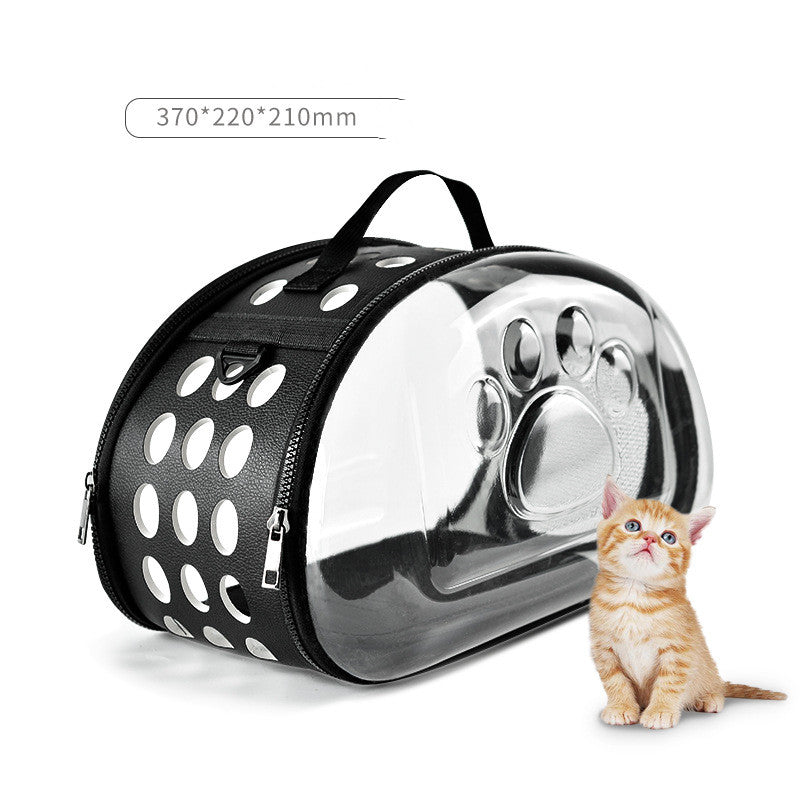 Foldable Cat Bag Breathable Portable Pet Carrier Bag Outdoor Travel Handbag for Cat Dog - Pets Crazy Shops
