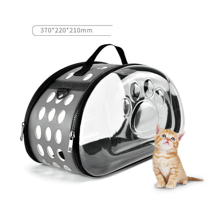 Foldable Cat Bag Breathable Portable Pet Carrier Bag Outdoor Travel Handbag for Cat Dog - Pets Crazy Shops