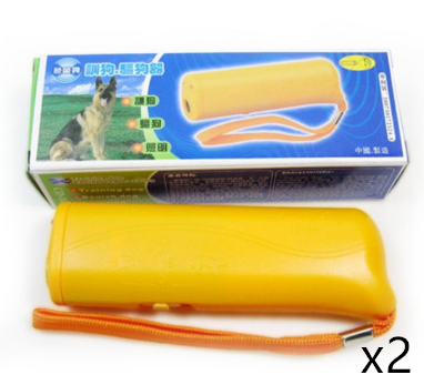 3-in-1 Anti Barking Dog Training Device Ultrasonic Dog Training Repeller  LED Flashlight - Pets Crazy Shops