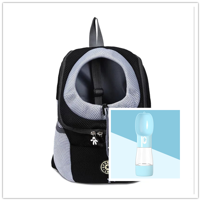 Pet Dog Carrier Carrier For Dogs Backpack Out Double Shoulder Portable Travel Outdoor Carrier Bag Mesh - Pets Crazy Shops