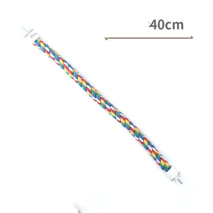 Parrot Standing Pole Climbing Rope Standing Stick Ladder Birdcage Accessories - Pets Crazy Shops