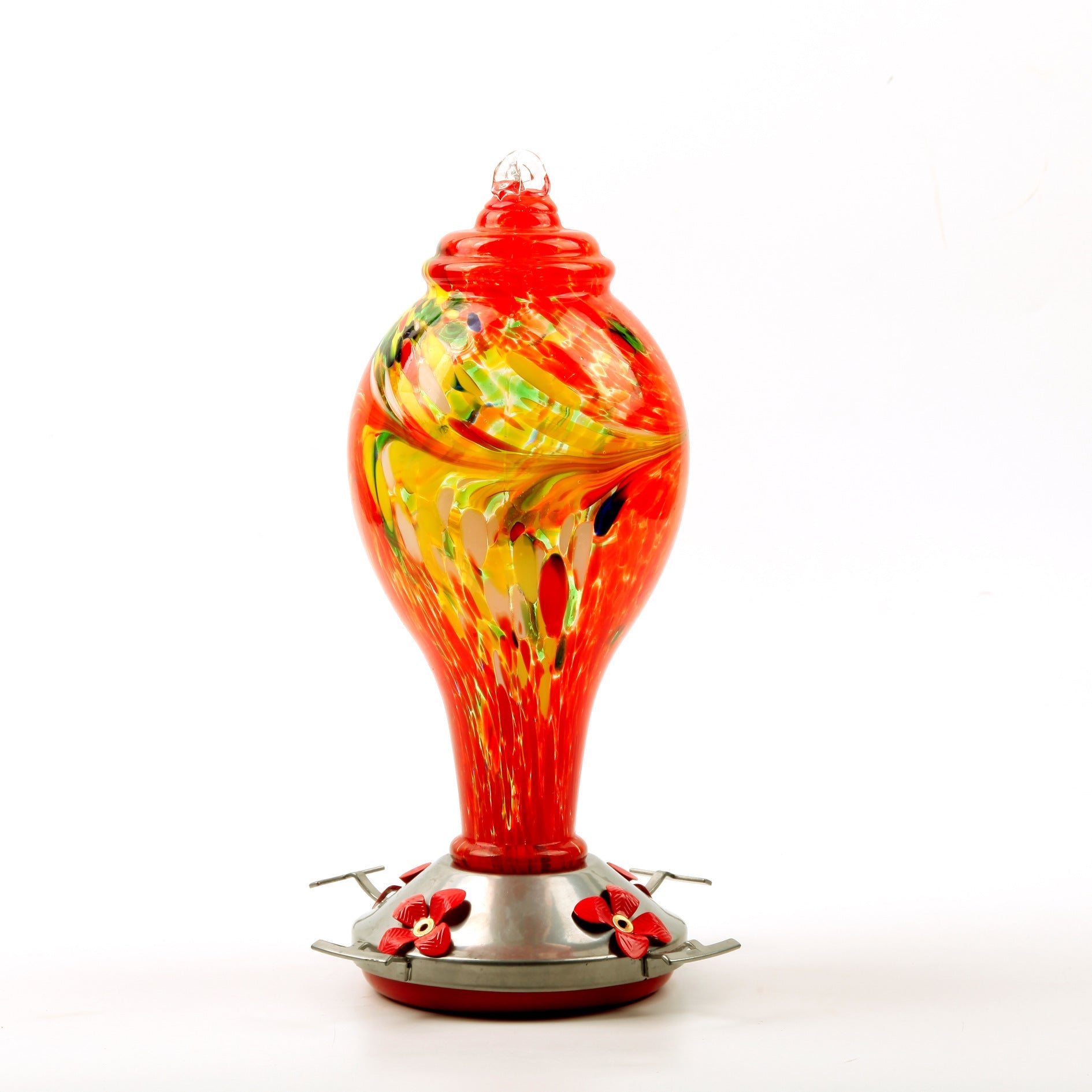 Factory Direct Hummingbird Water Feeder Bird Feeder Anti-Ant Hook Stained Glass Feeder - Pets Crazy Shops