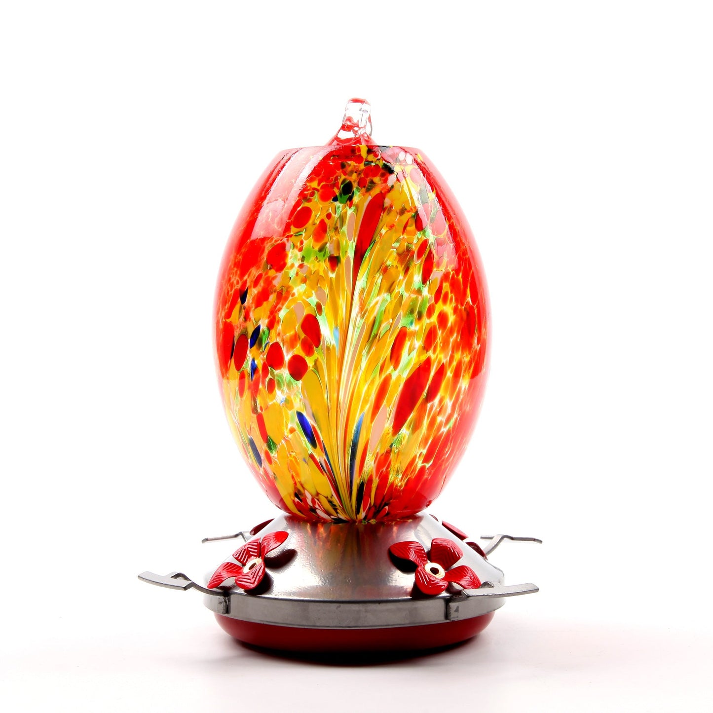 Factory Direct Hummingbird Water Feeder Bird Feeder Anti-Ant Hook Stained Glass Feeder - Pets Crazy Shops