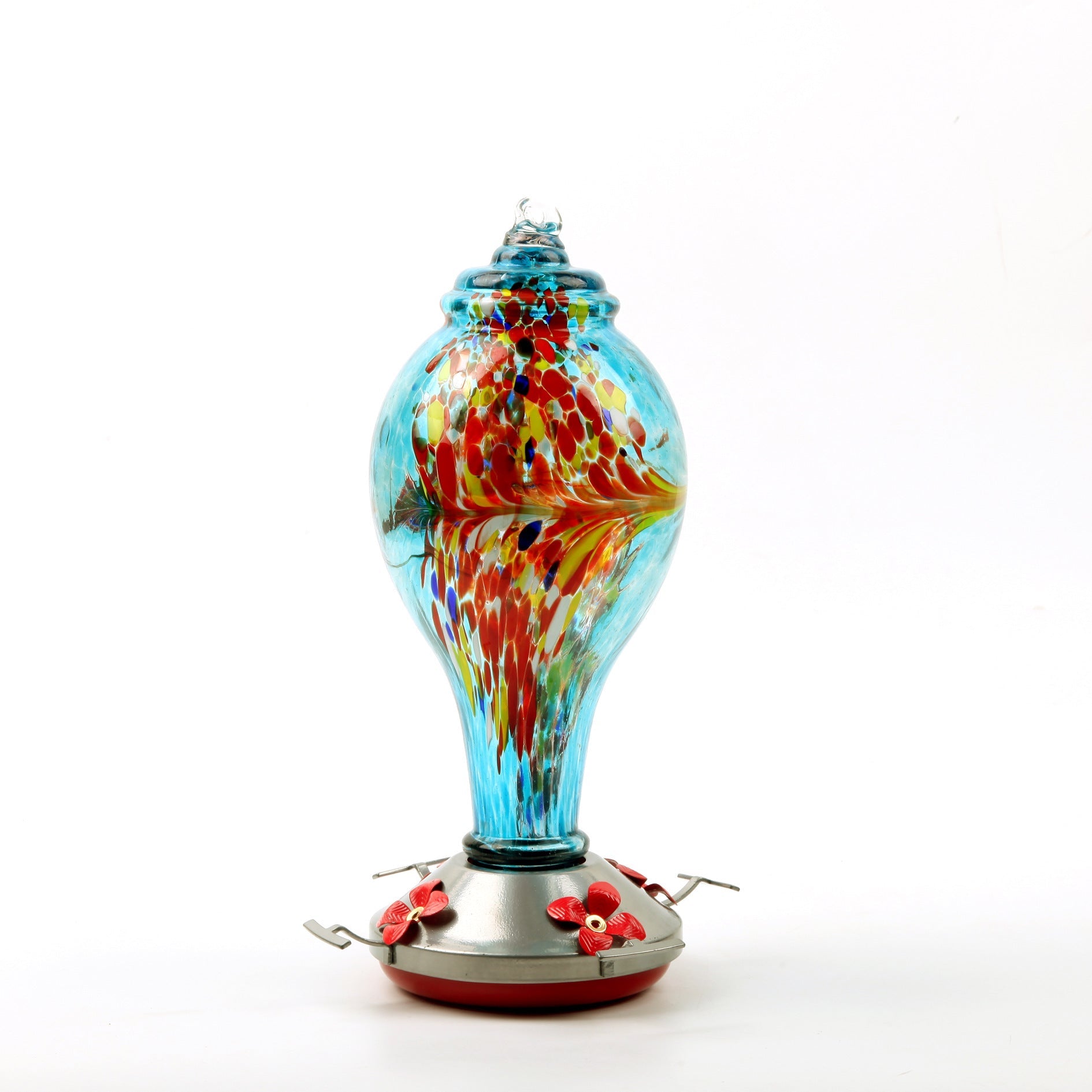 Factory Direct Hummingbird Water Feeder Bird Feeder Anti-Ant Hook Stained Glass Feeder - Pets Crazy Shops