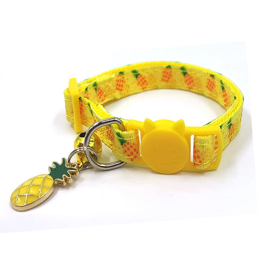 Pet Print Bell Cat Collar Cat Strap - Pets Crazy Shops
