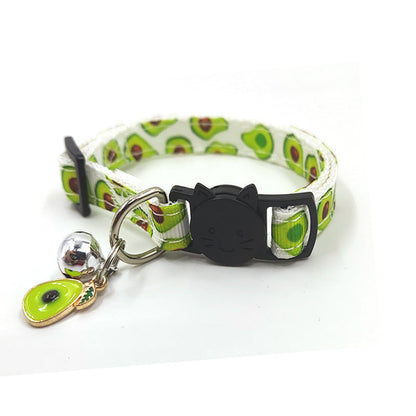 Pet Print Bell Cat Collar Cat Strap - Pets Crazy Shops