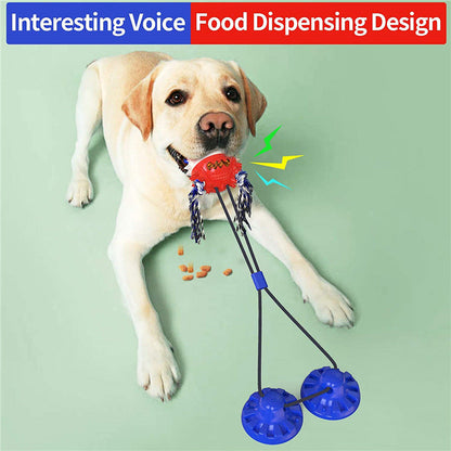 Aggressive Chew Dog Toy Large Dog Interactive Toy Aggressive Chew Dog Indestructible Toy Suction Cup - Pets Crazy Shops