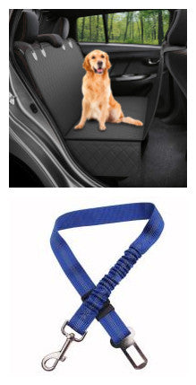 Dog Car Seat Cover View Mesh Pet Carrier Hammock Safety Protector Car Rear Back Seat Mat With Zipper And Pocket For Travel - Pets Crazy Shops