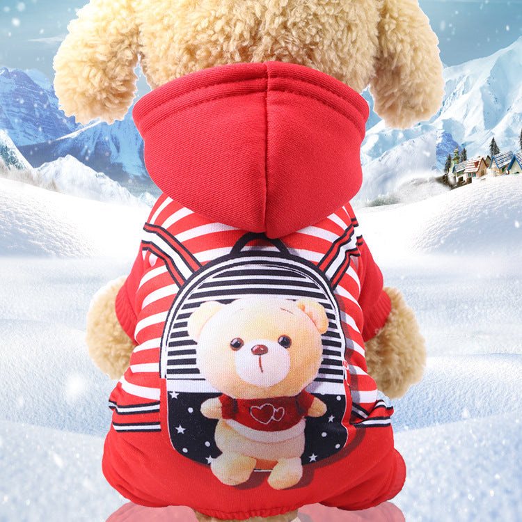 Pet Clothes Four-Legged Clothes Button Dog Clothes - Pets Crazy Shops