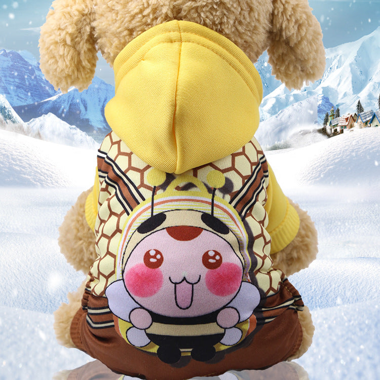 Pet Clothes Four-Legged Clothes Button Dog Clothes - Pets Crazy Shops