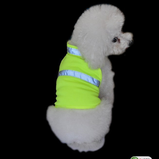 Summer Pet Clothing Dog Reflective Clothing Work Dog Safety Clothing - Pets Crazy Shops