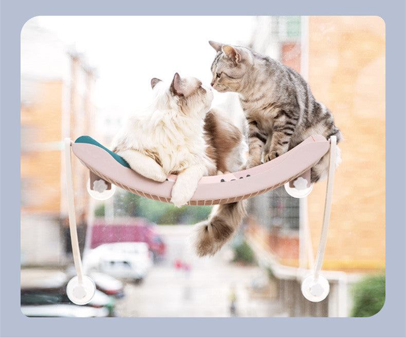 Cat Hammock Bask In The Sun Hanging Cat Hammock - Pets Crazy Shops
