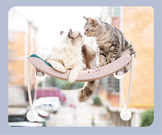 Cat Hammock Bask In The Sun Hanging Cat Hammock - Pets Crazy Shops