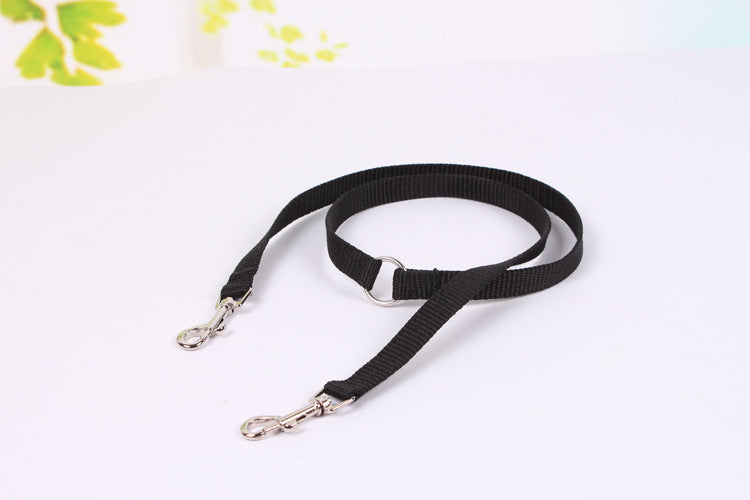 One For Two Dog Leashes, Small Dog Leashes, Two-Headed Pet Leashes, A Rope For Two Dogs, A Dog Leash - Pets Crazy Shops