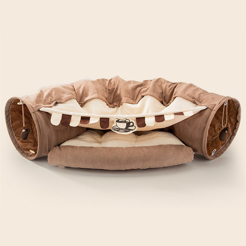 Collapsible Cat Tunnel Durable Washable Collapsible - Pets Crazy Shops