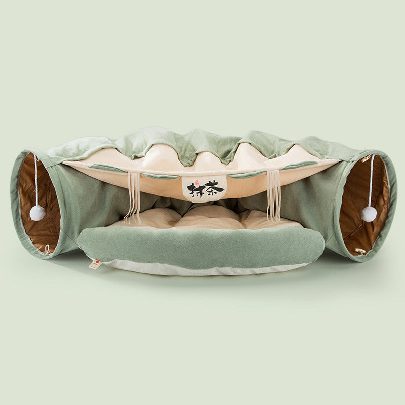 Collapsible Cat Tunnel Durable Washable Collapsible - Pets Crazy Shops