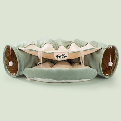 Collapsible Cat Tunnel Durable Washable Collapsible - Pets Crazy Shops