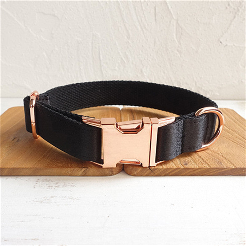 Black Dog Collar Personalized Pet Supplies - Pets Crazy Shops