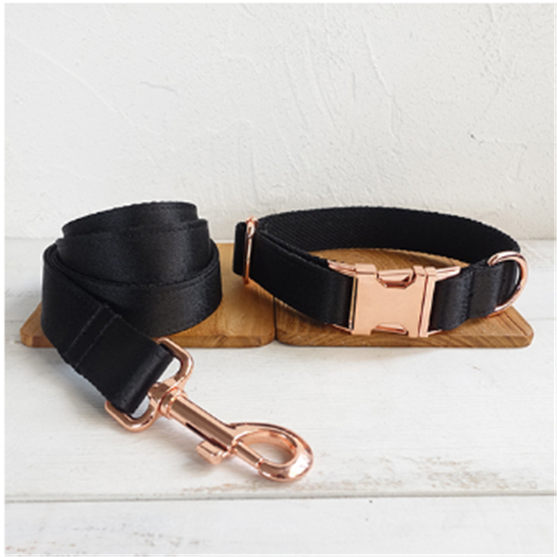 Black Dog Collar Personalized Pet Supplies - Pets Crazy Shops