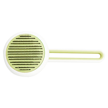 Pet Dog Hair Remover Cat Brush Grooming Tool Automatic Massage Comb Round Hair Brush For Cat Dog Pet Supplies - Pets Crazy Shops