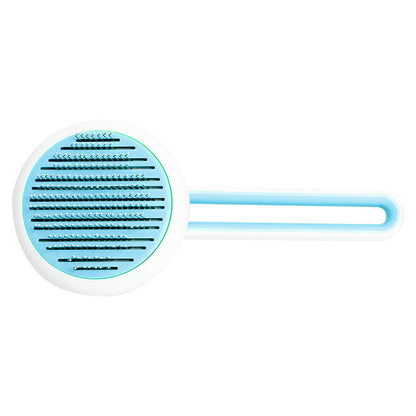Pet Dog Hair Remover Cat Brush Grooming Tool Automatic Massage Comb Round Hair Brush For Cat Dog Pet Supplies - Pets Crazy Shops